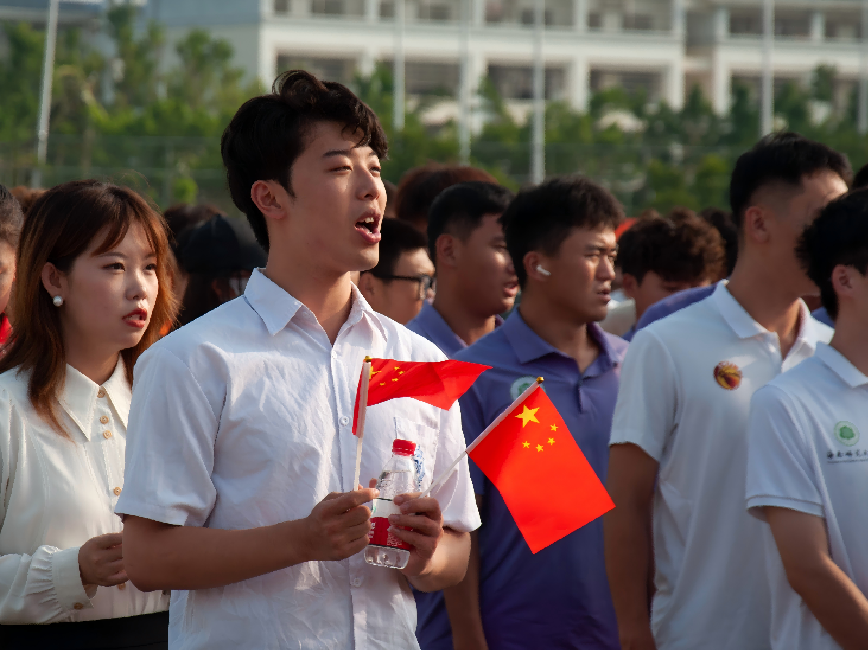 香港最真正最准资料举行庆祝新中国成立75 周年升旗仪式